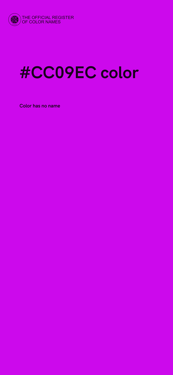 #CC09EC color image