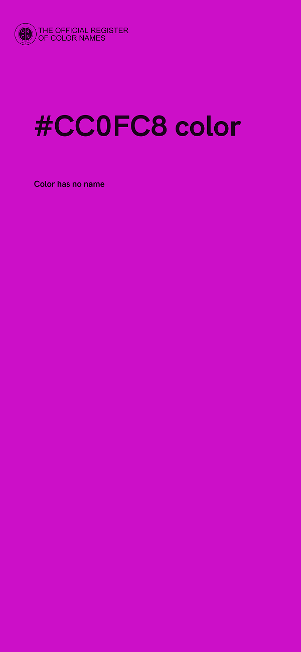 #CC0FC8 color image