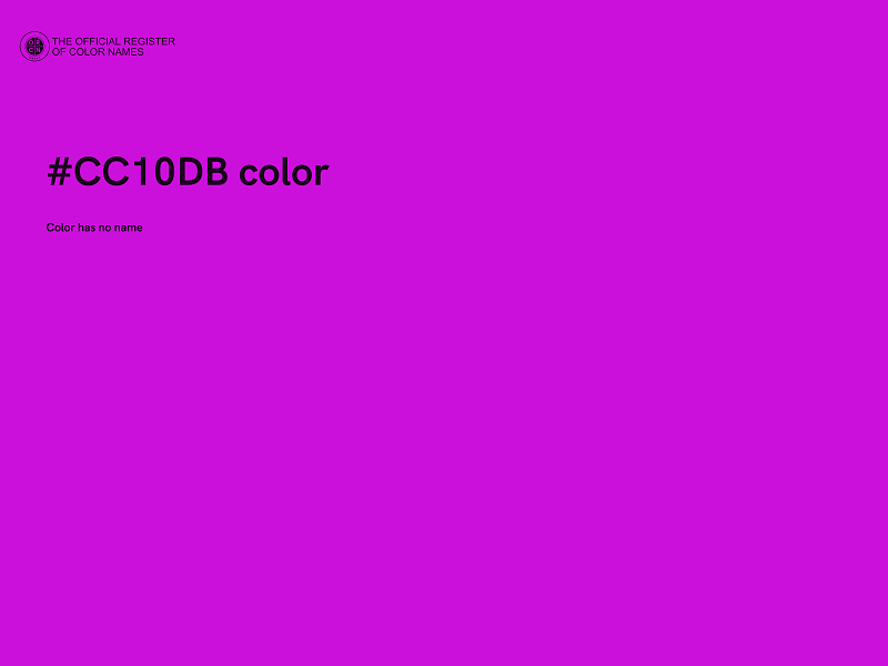 #CC10DB color image