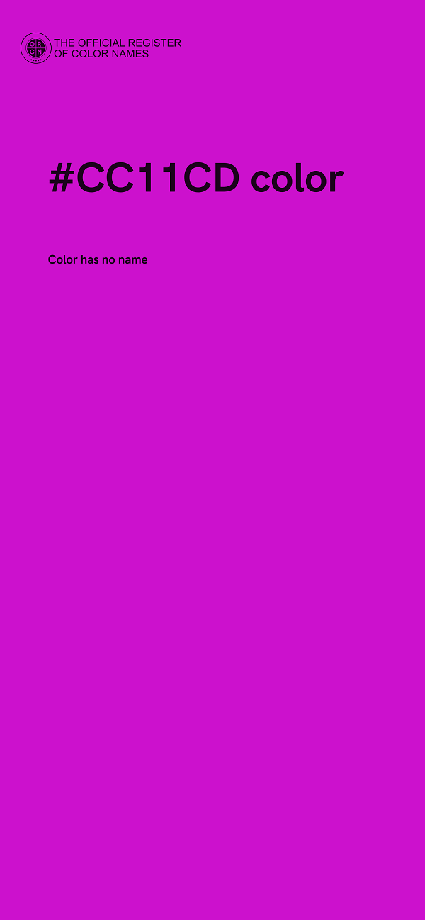 #CC11CD color image