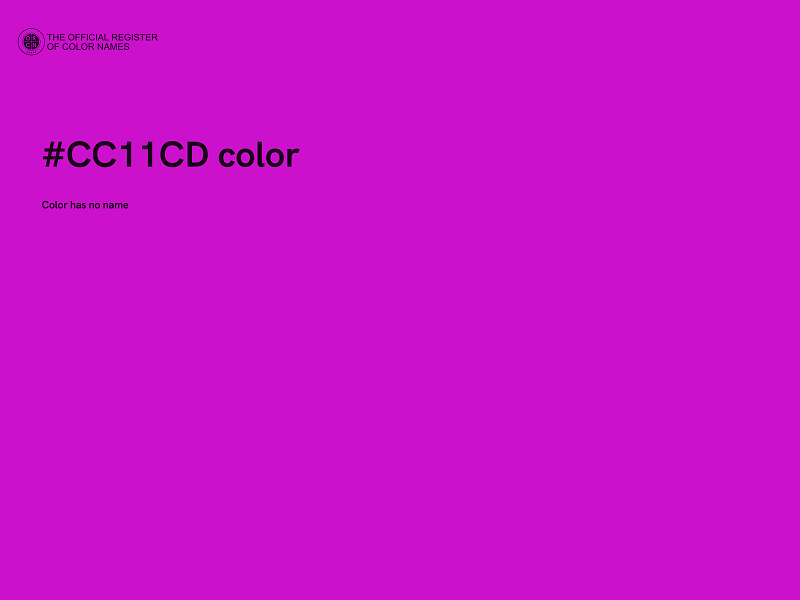 #CC11CD color image