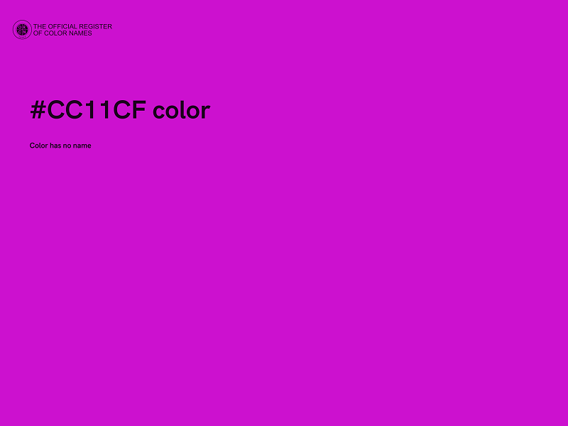 #CC11CF color image