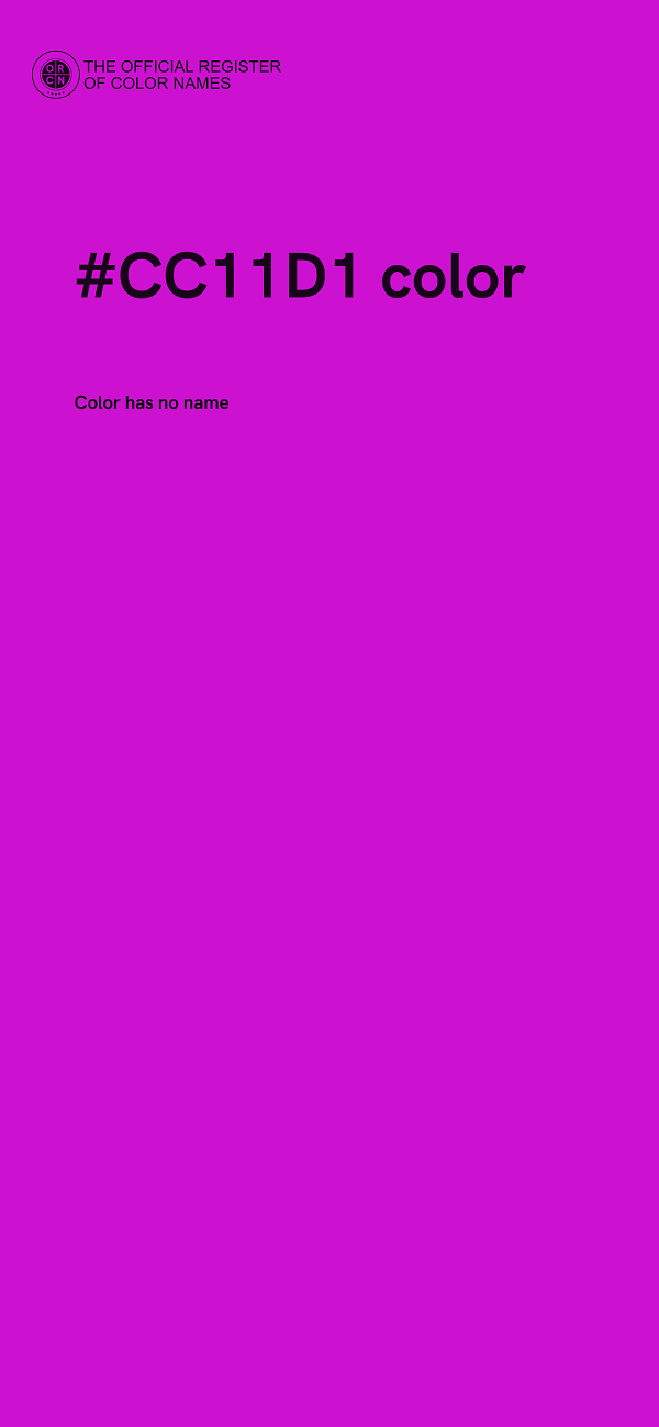 #CC11D1 color image
