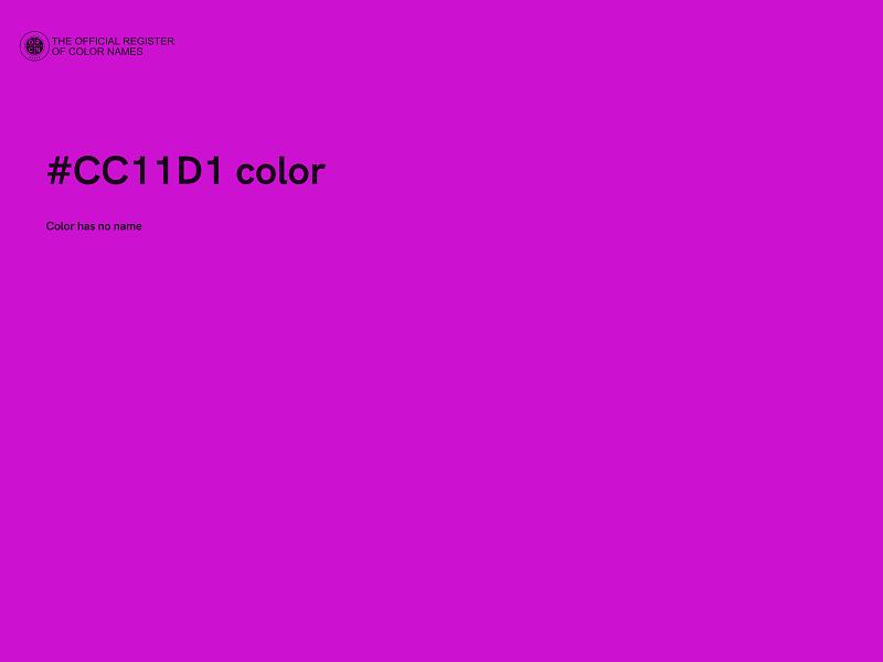 #CC11D1 color image