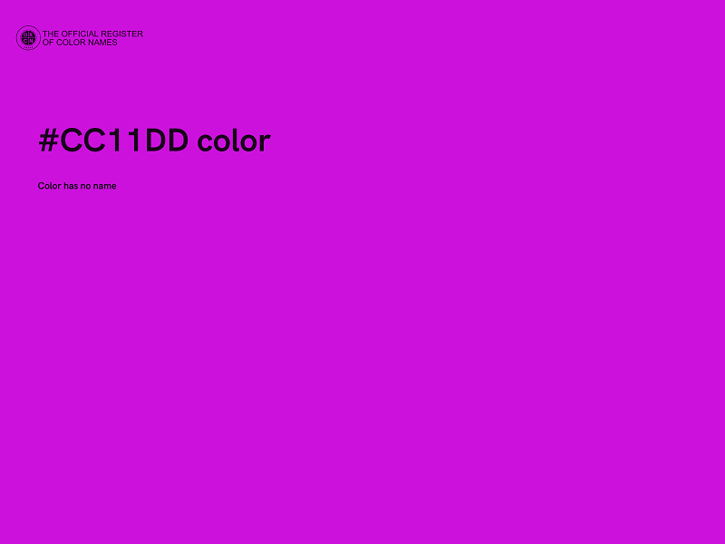 #CC11DD color image