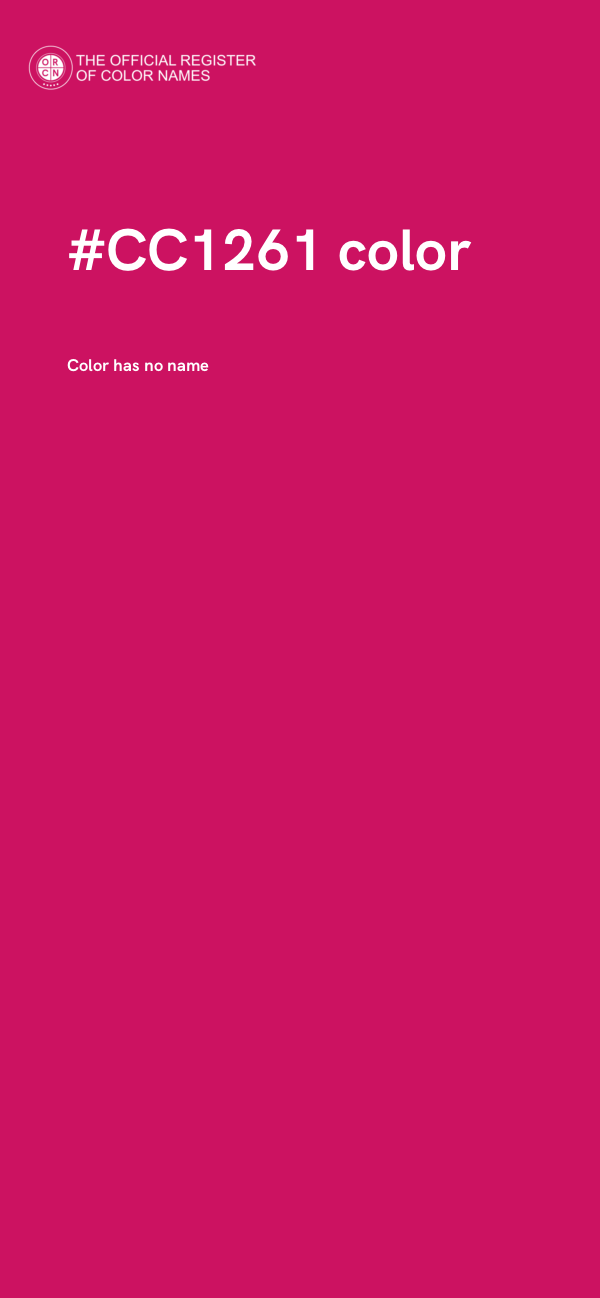 #CC1261 color image