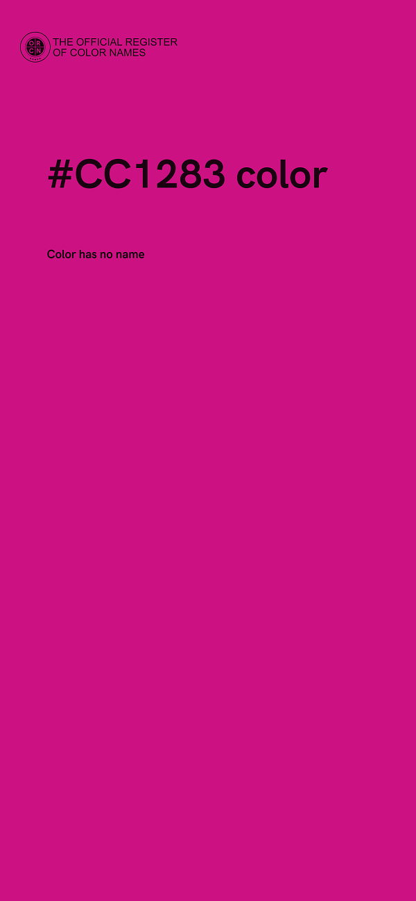#CC1283 color image