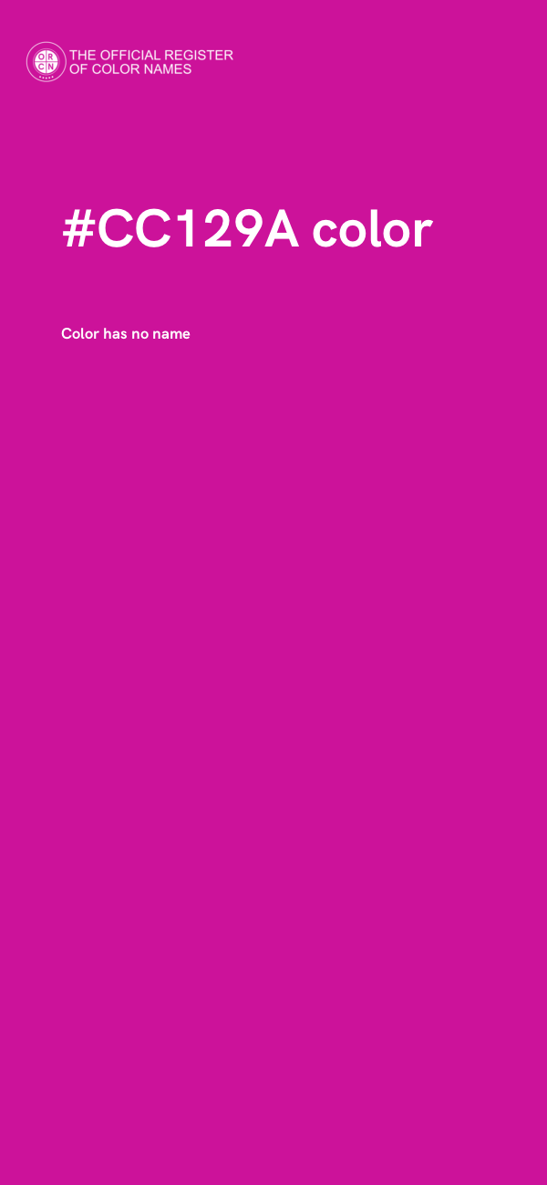 #CC129A color image