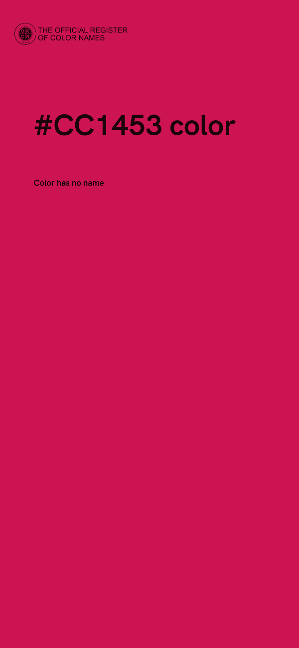 #CC1453 color image