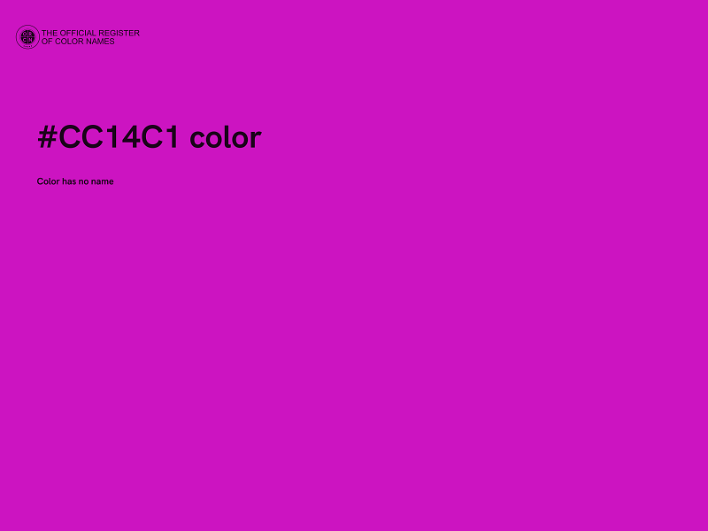 #CC14C1 color image