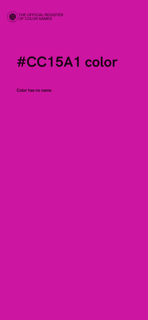 #CC15A1 color image