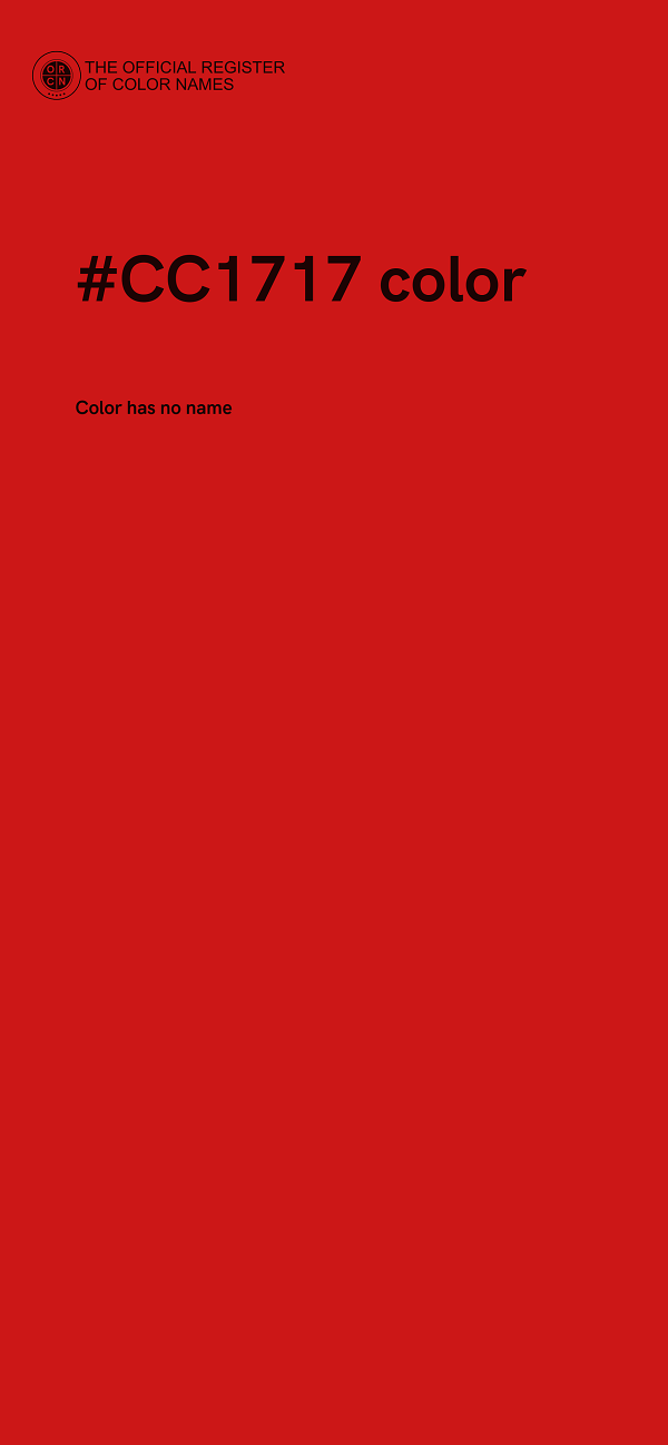 #CC1717 color image