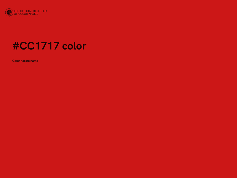 #CC1717 color image