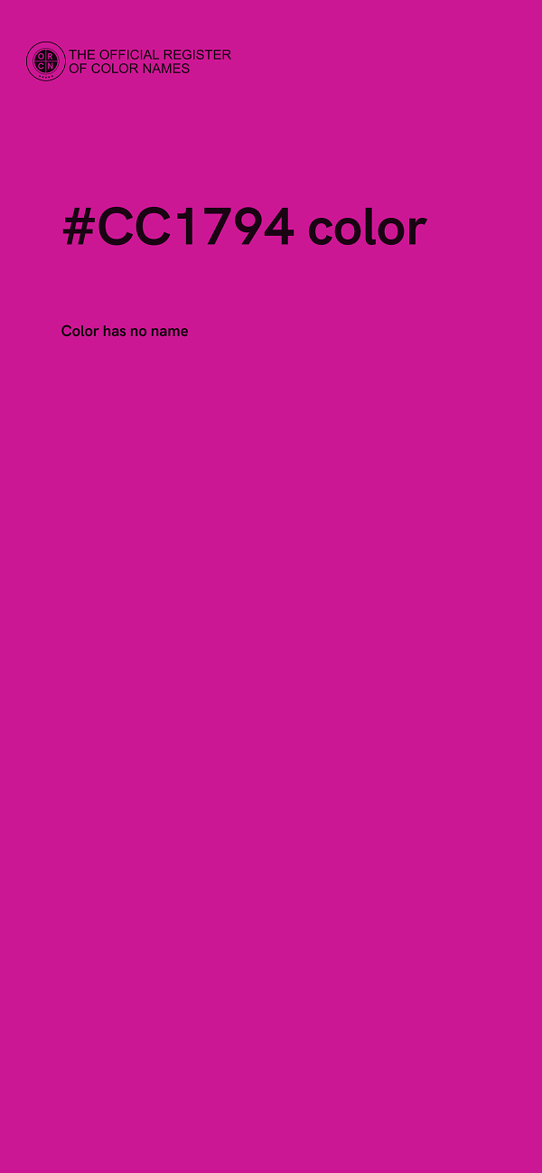 #CC1794 color image