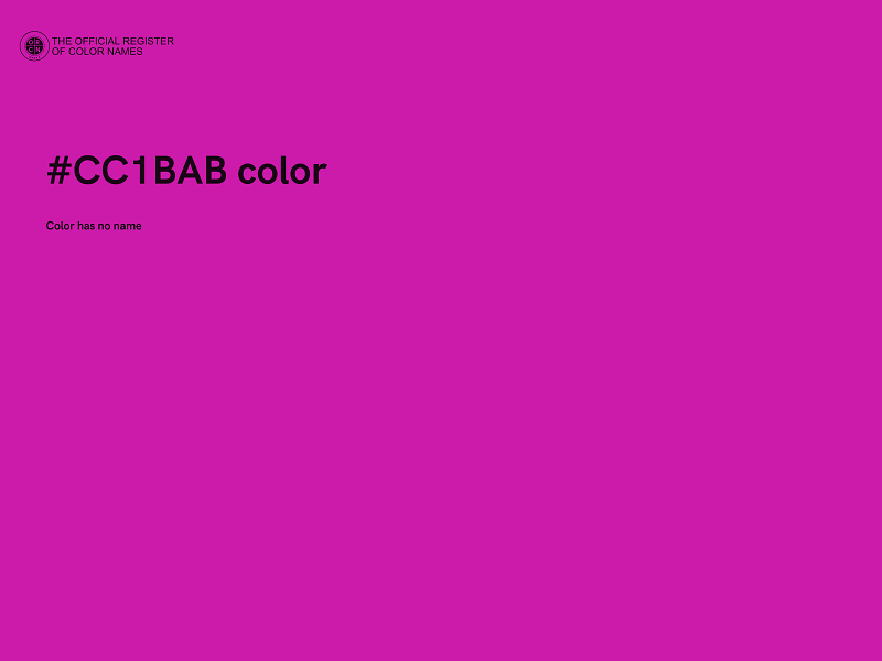 #CC1BAB color image
