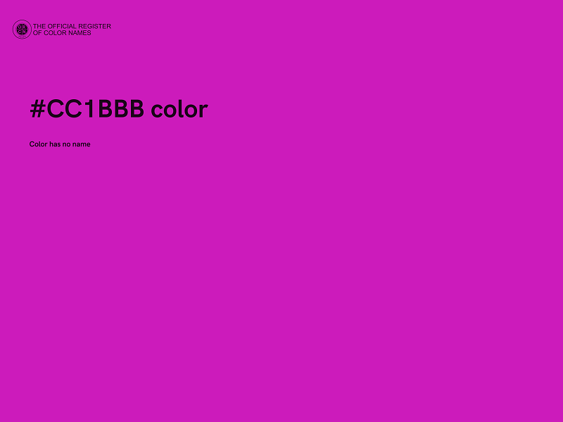 #CC1BBB color image