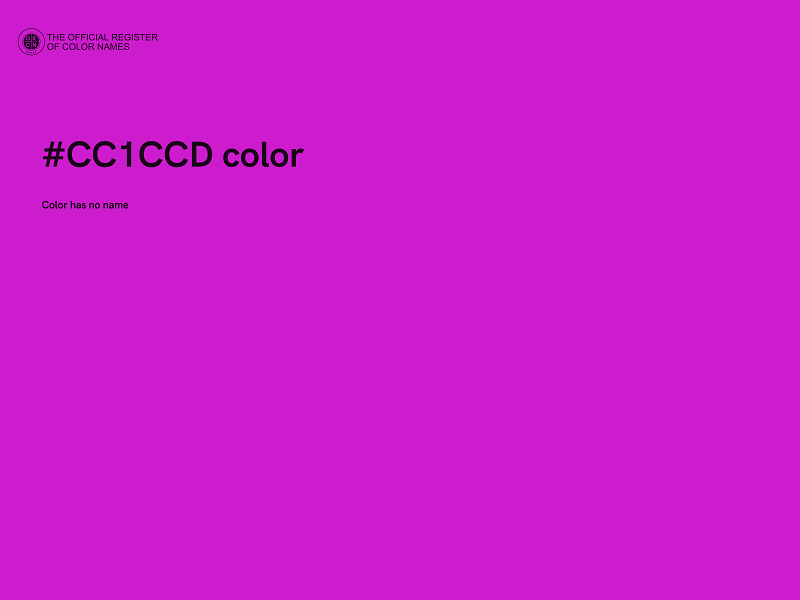 #CC1CCD color image