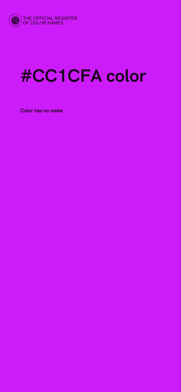 #CC1CFA color image