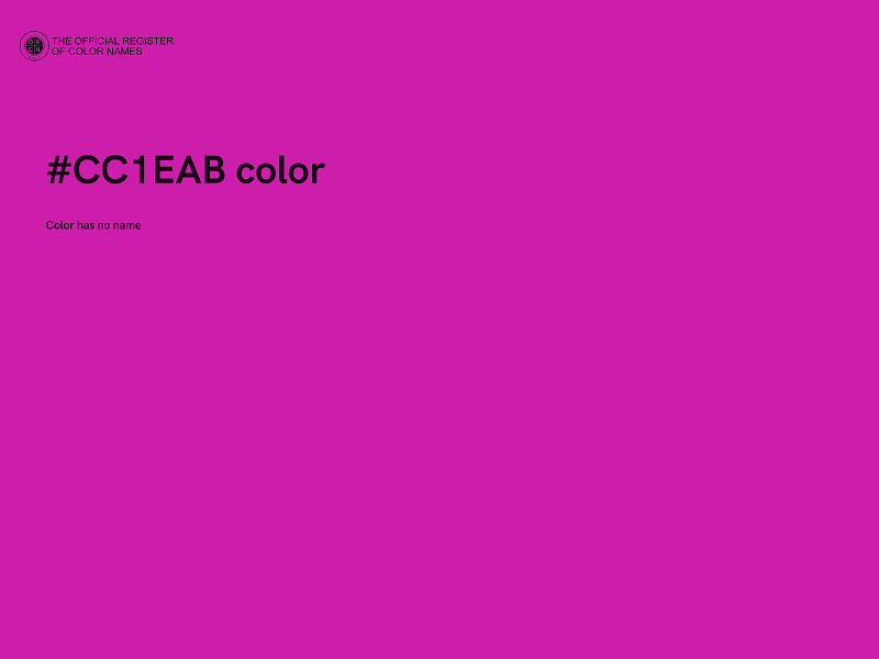 #CC1EAB color image