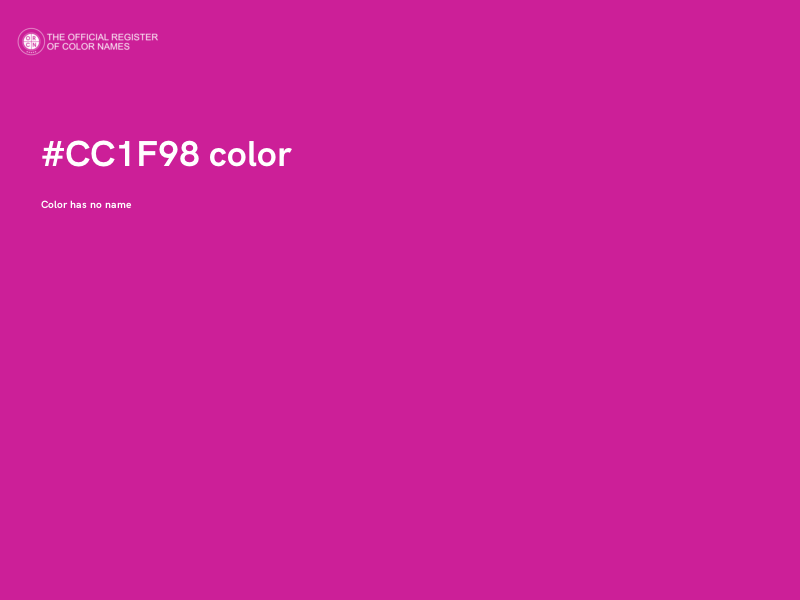 #CC1F98 color image
