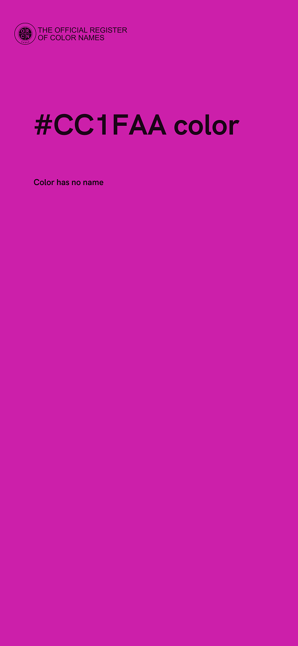 #CC1FAA color image