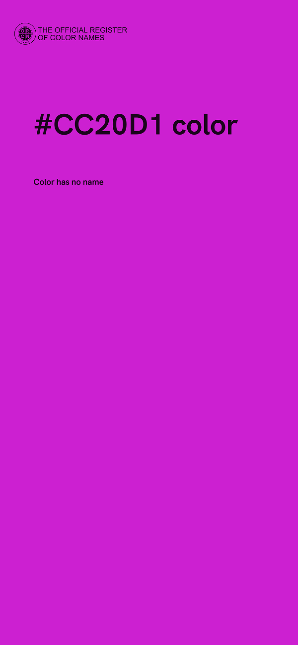 #CC20D1 color image