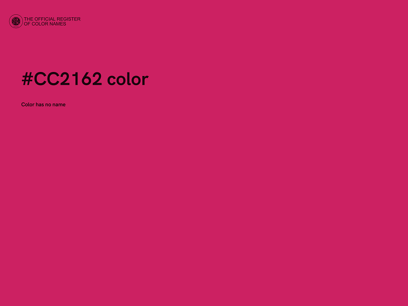 #CC2162 color image