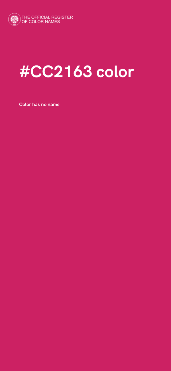 #CC2163 color image