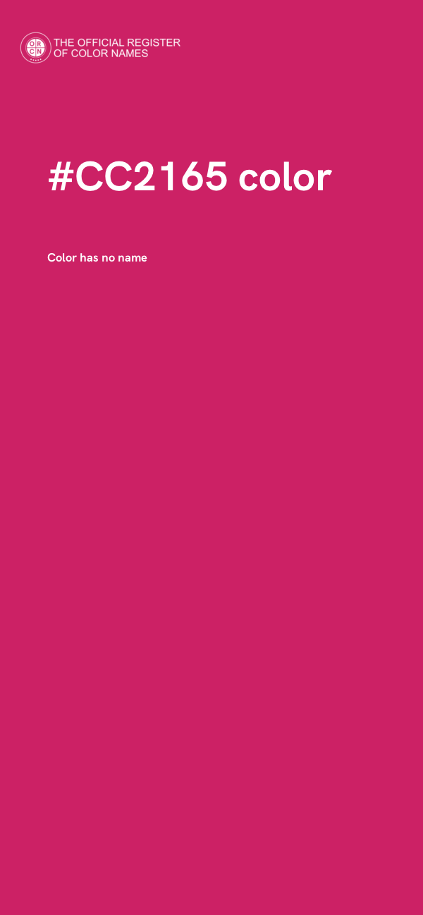 #CC2165 color image