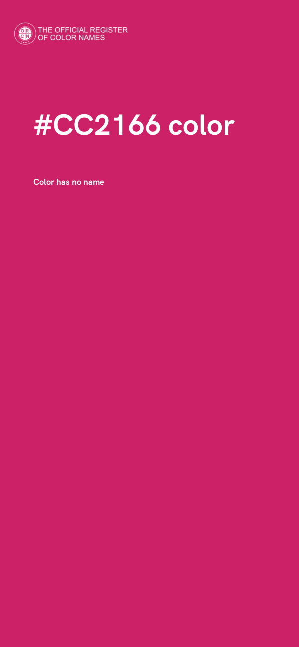 #CC2166 color image