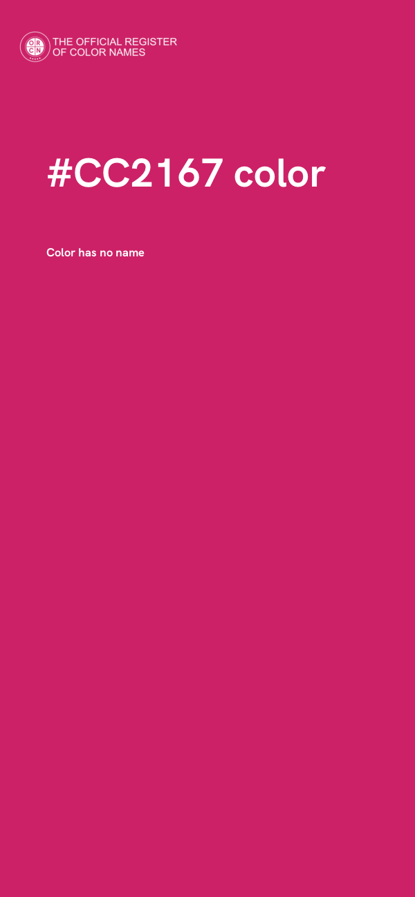 #CC2167 color image