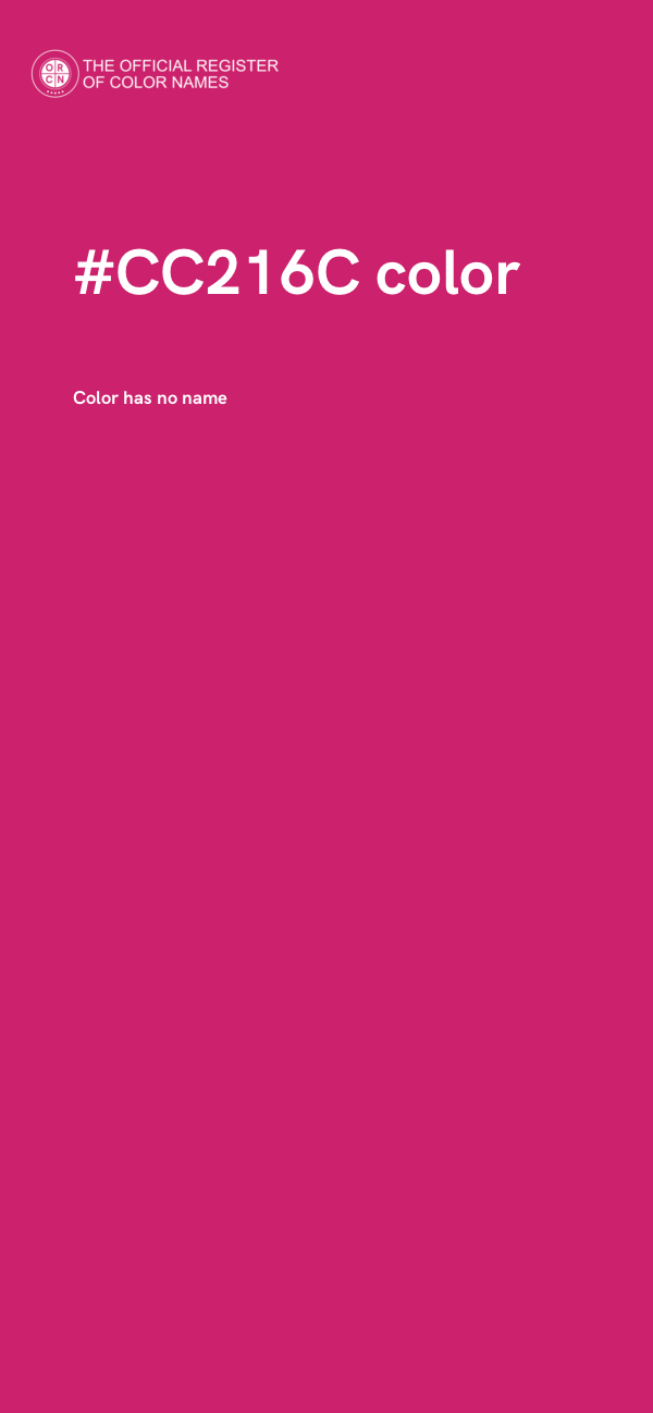#CC216C color image