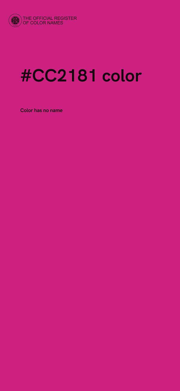 #CC2181 color image