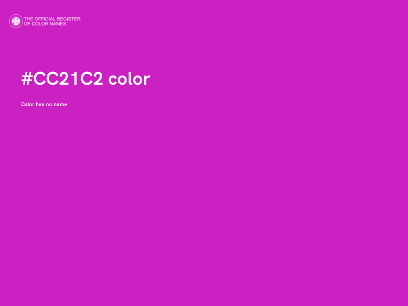 #CC21C2 color image