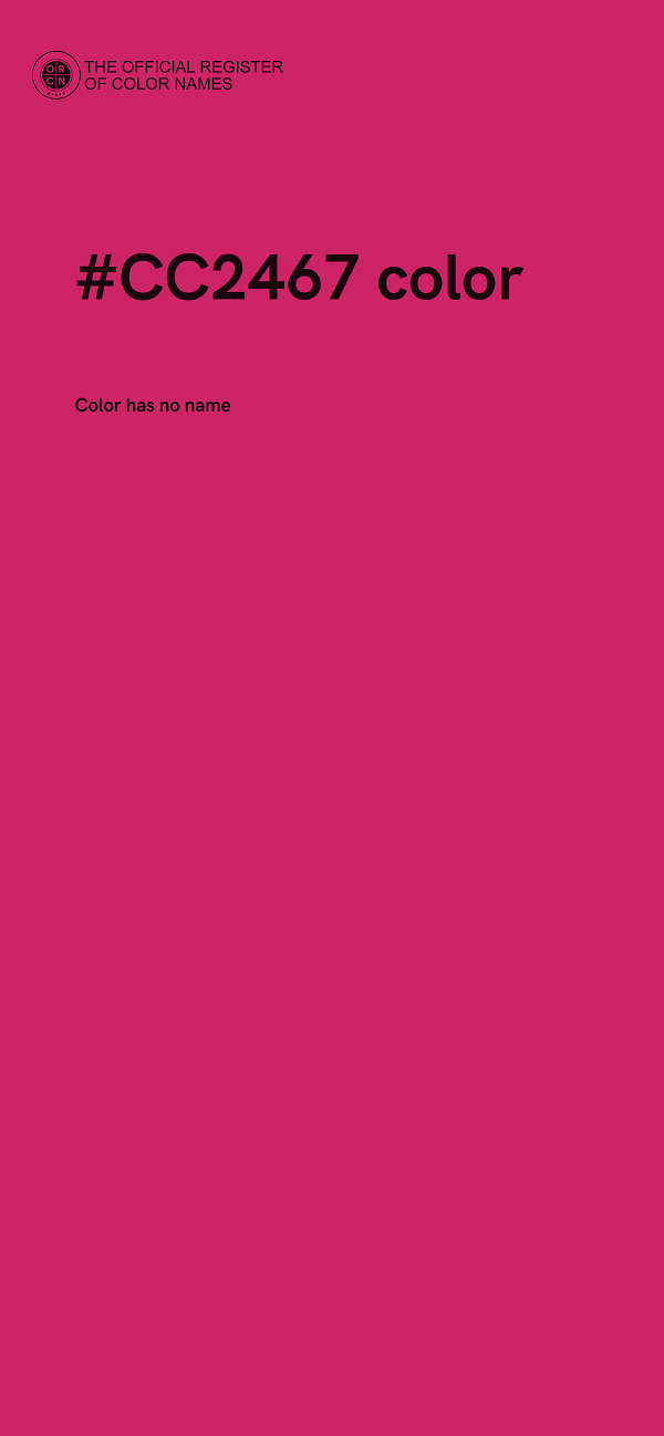 #CC2467 color image