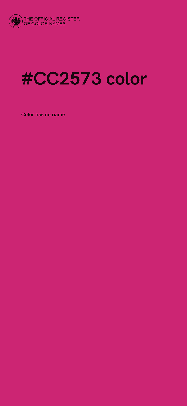 #CC2573 color image