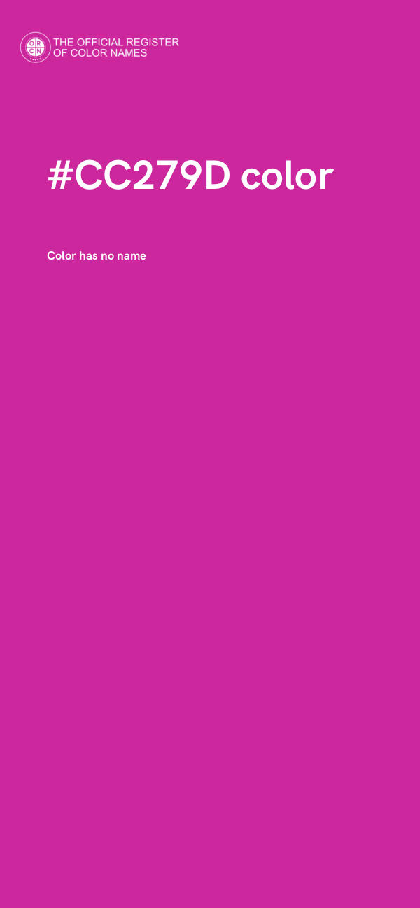 #CC279D color image