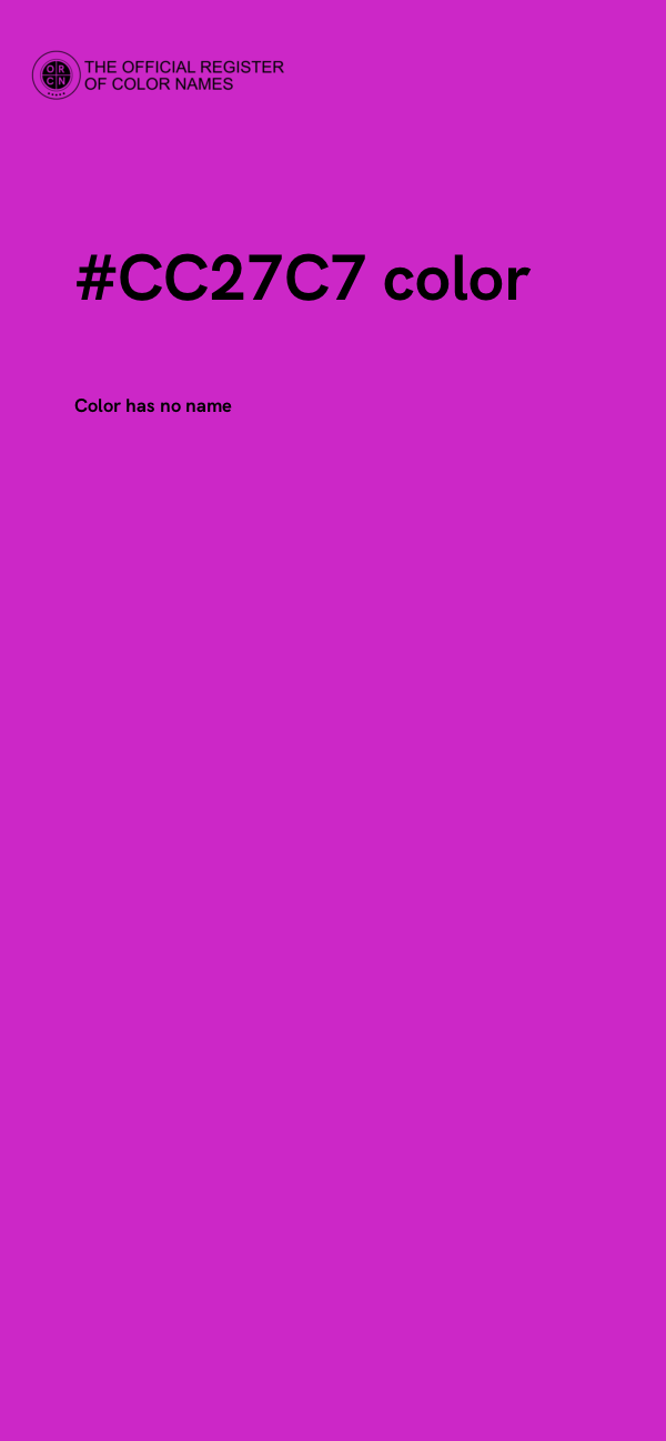 #CC27C7 color image