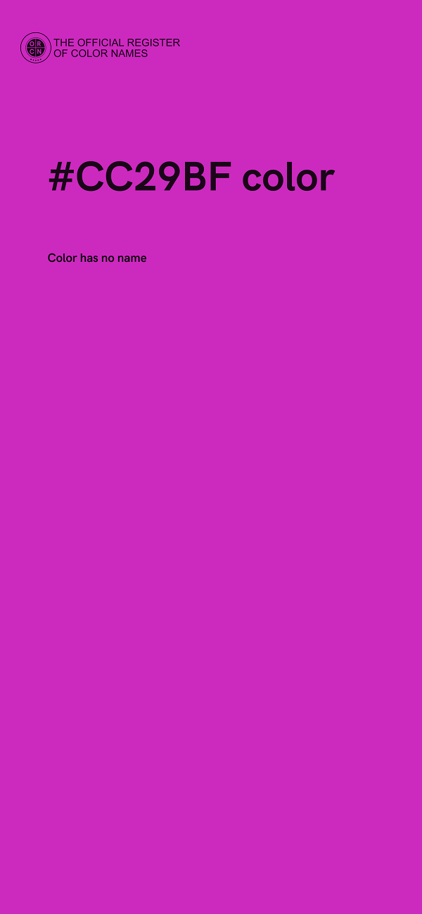 #CC29BF color image