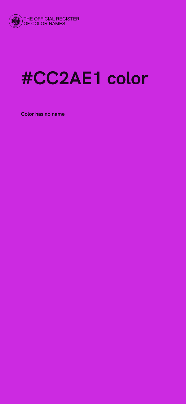 #CC2AE1 color image