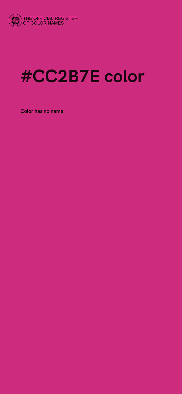 #CC2B7E color image