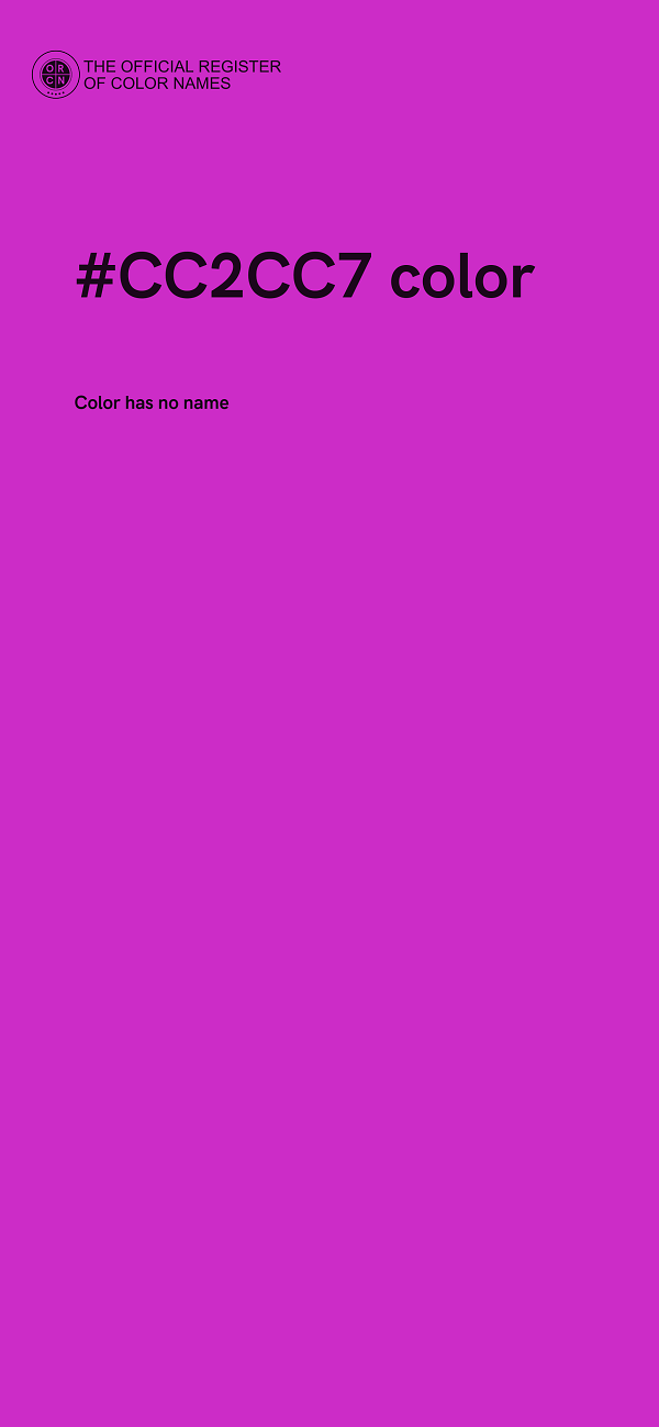 #CC2CC7 color image