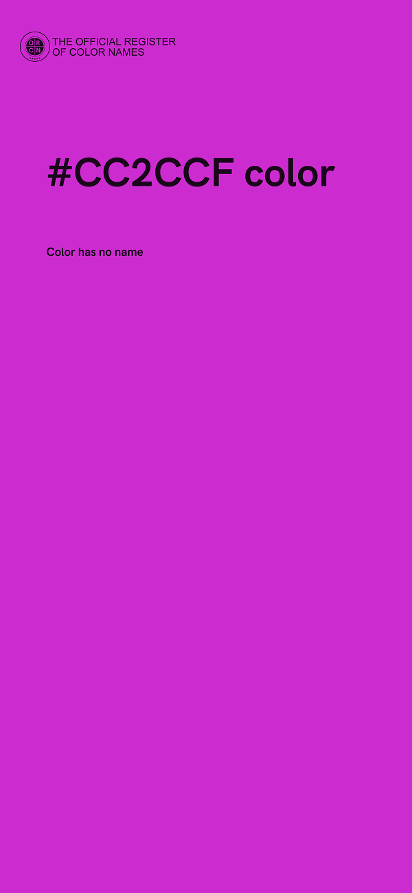 #CC2CCF color image