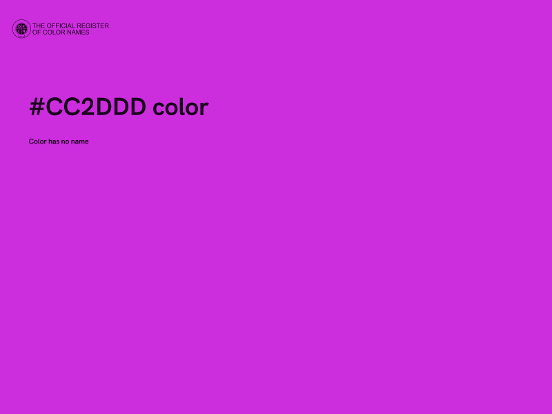 #CC2DDD color image