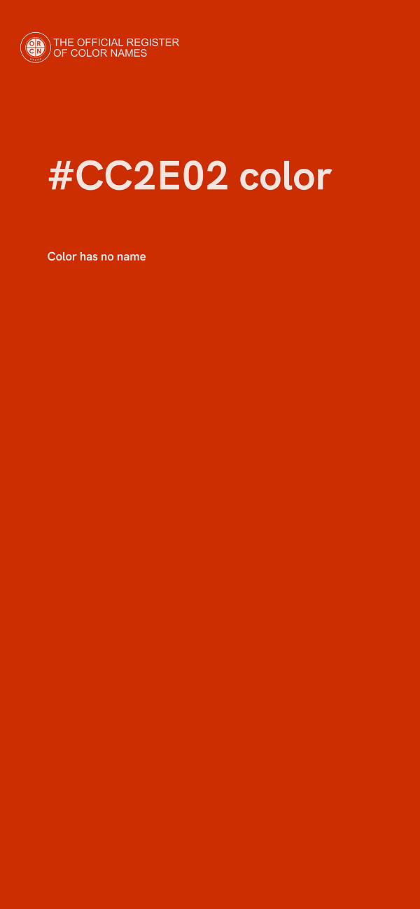 #CC2E02 color image