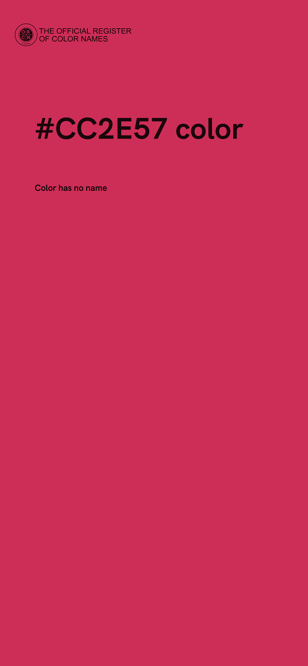 #CC2E57 color image