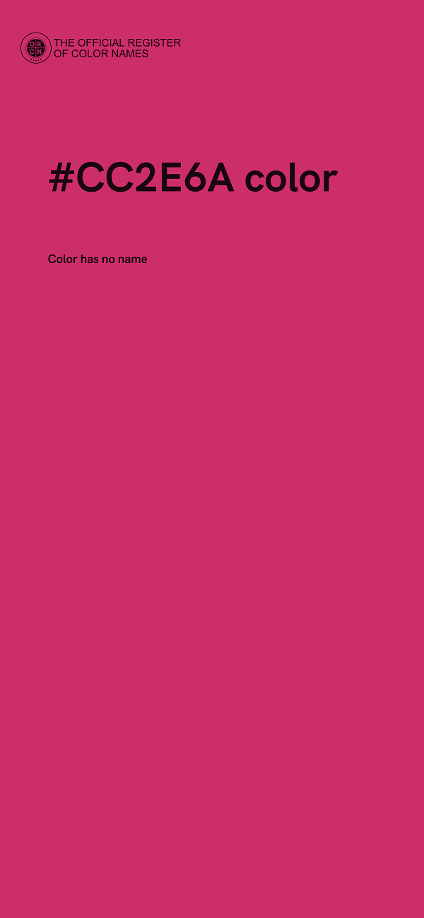 #CC2E6A color image
