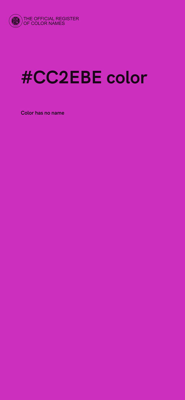 #CC2EBE color image