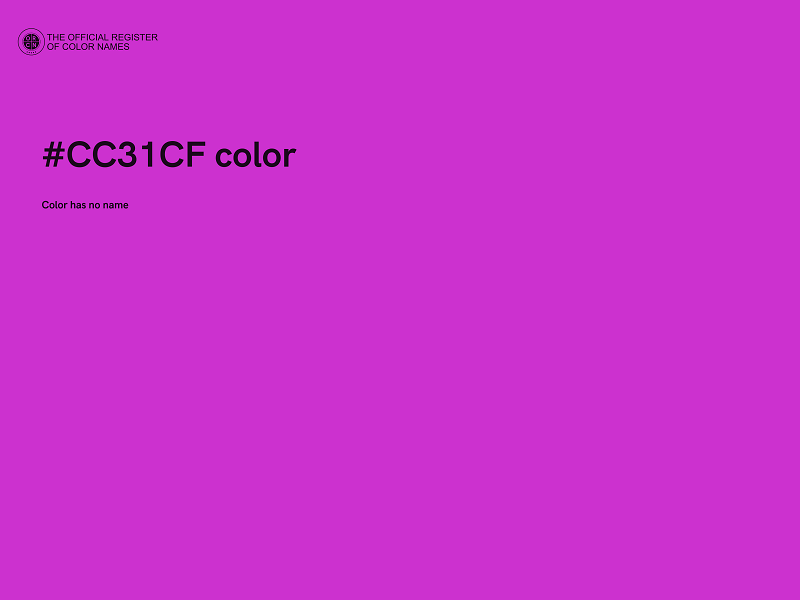 #CC31CF color image