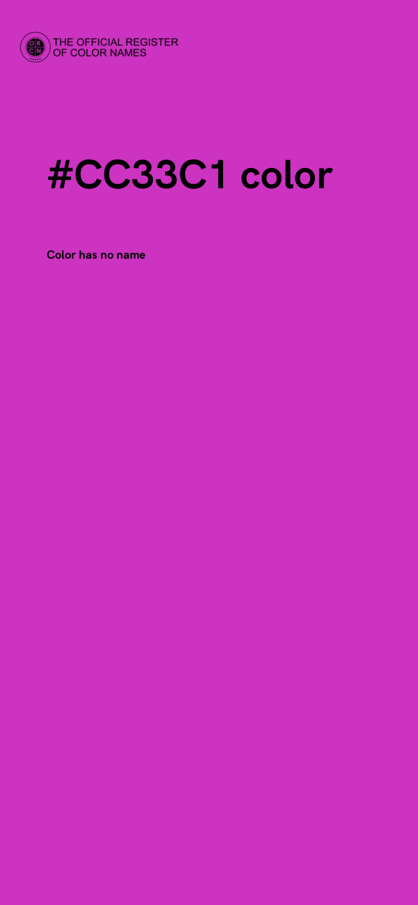 #CC33C1 color image